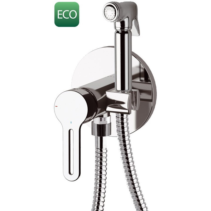SAPHO bidé csaptelep, kerek, króm, 115x115 mm, ECO betéttel