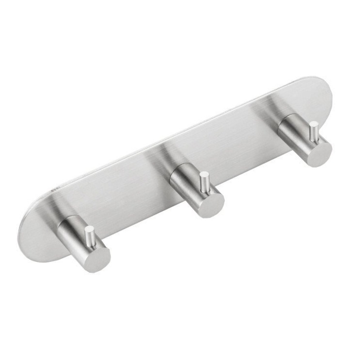 Sapho hárompontos öntapadós akasztó, 180x48x30mm