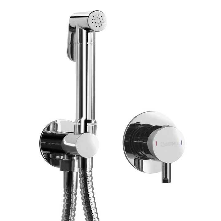 Sapho RHAPSODY aláépített bidé csaptelep, króm, 65x65mm, 4 darabos szett