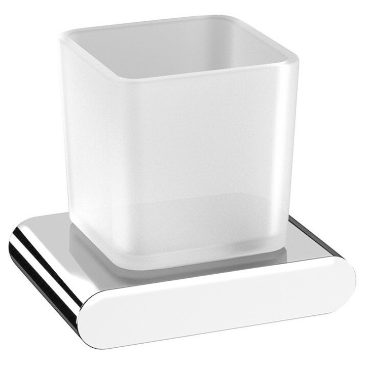 Fogkefetartó, Sapho, FLOWERS, króm, 122x106x89mm, 1,127kg