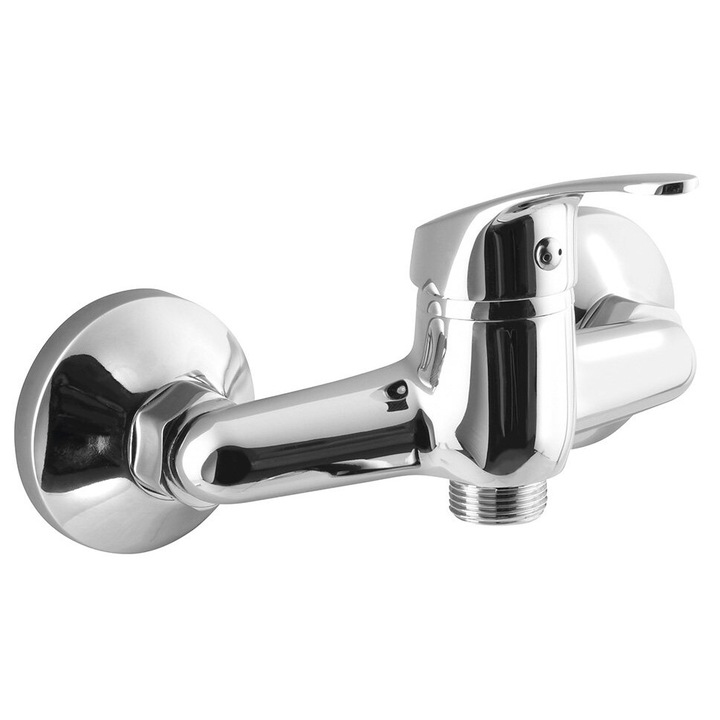 Aqualine 35 szaniter csaptelep, króm, 150x60mm, fali kivitel, 35mm-es betéttel
