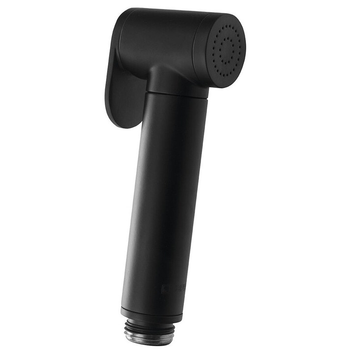 Kerek bidézuhany, Sapho, 25mm, 120mm, matt fekete, 0.298kg