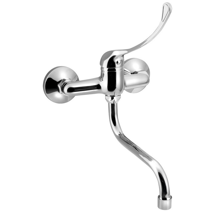 Санитарен смесител Aqualine, серия Senior, хром, 150 мм, 3 части