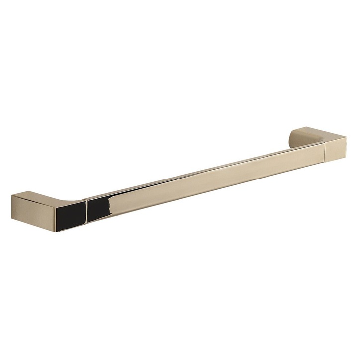 Дървена стойка Gedy PIRENEI, 450x26x66 мм, златисто