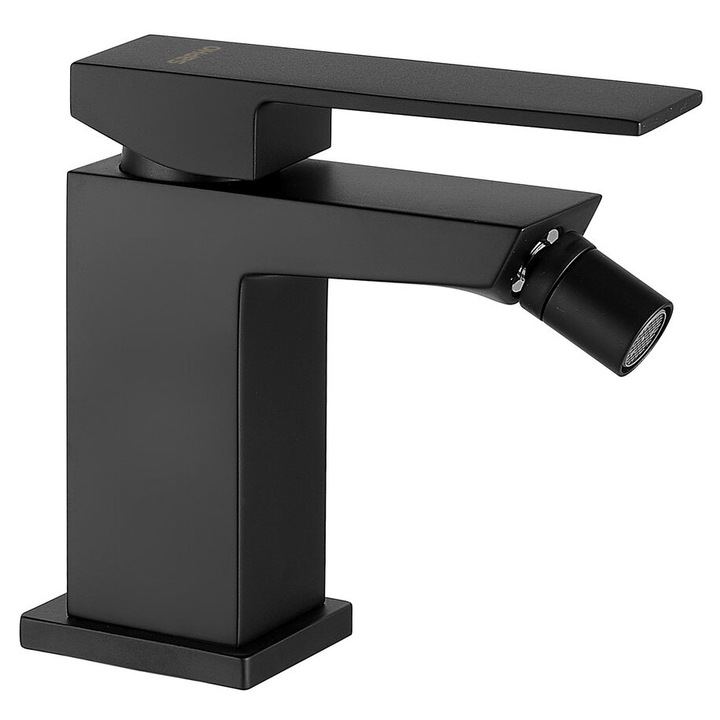 Sapho LATUS szaniter csaptelep, matt fekete, 125x140mm, 1750kg, karos vezérléssel