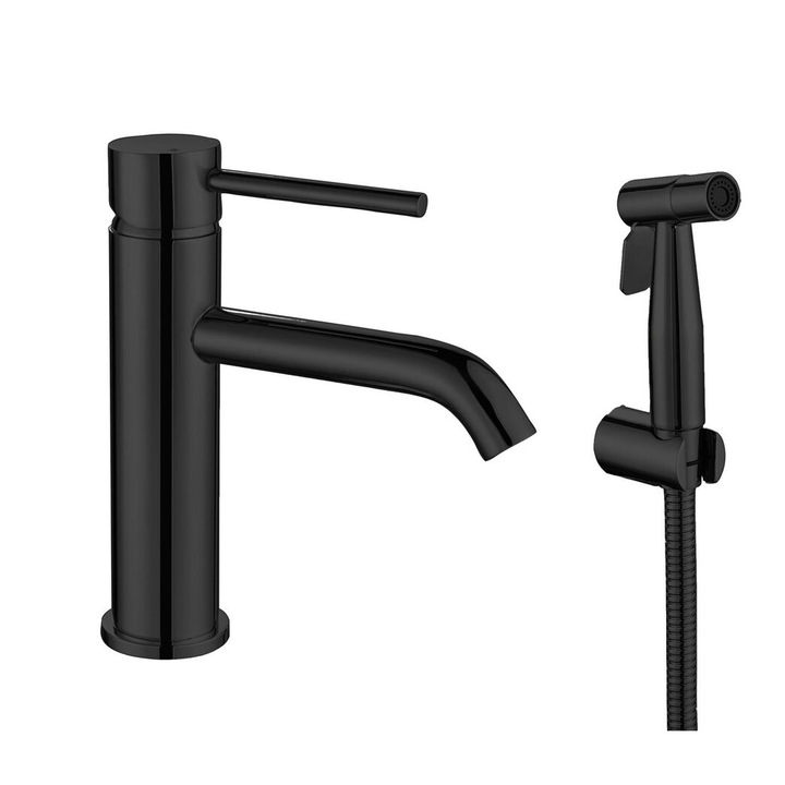 Sapho RHAPSODY szaniter csaptelep, 40 mm, matt fekete, 183 mm