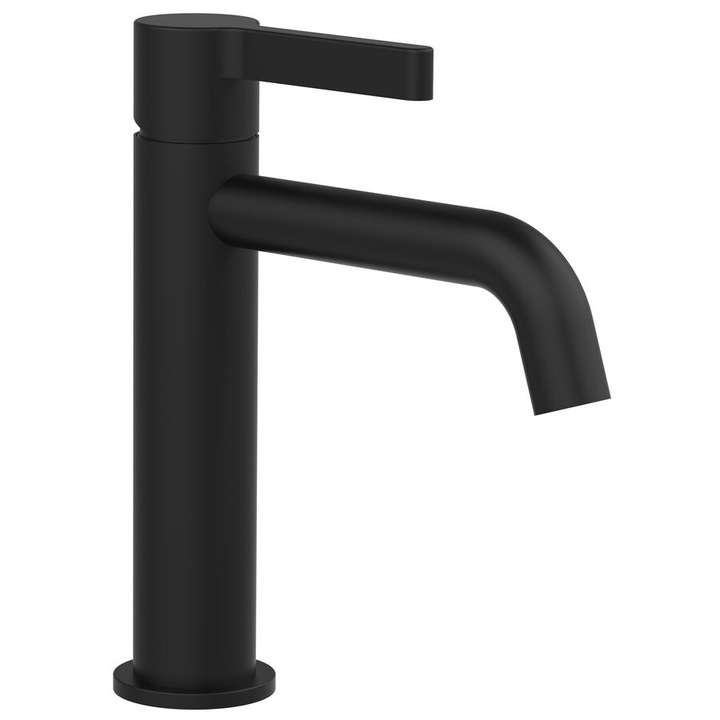 Szaniter csaptelep, Sapho, ICONIC, matt fekete, 1,730 kg, 187 mm