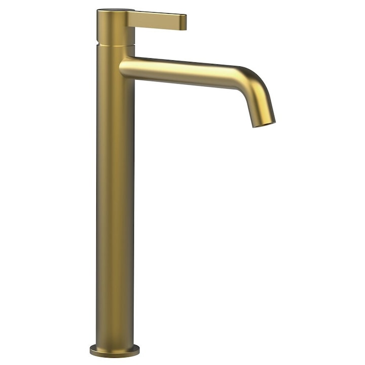 Fürdőszobai csaptelep, Sapho, ICONIC, 45mm, matt arany, 309mm, magasság 221mm