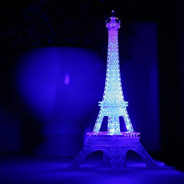 Veioza LED turn romantic ZYBLSSBB multicolor 7.5x7.5x19cm