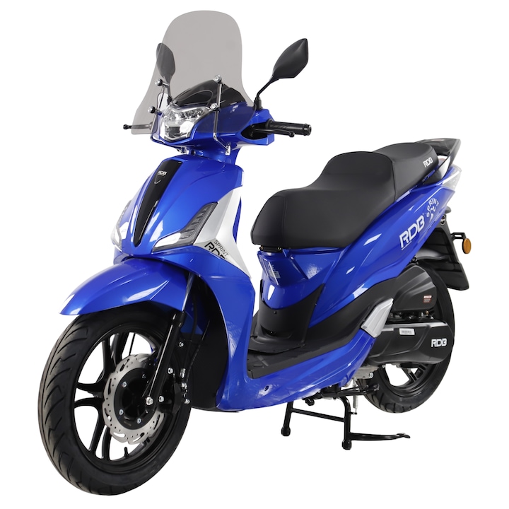 Scuter benzina RDB SPRINT, Euro 5, 125cc, 4 timpi, Albastru + CIV inclus