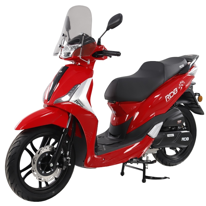 Scuter benzina RDB SPRINT, Euro 5, 125cc, 4 timpi, Rosu + CIV inclus