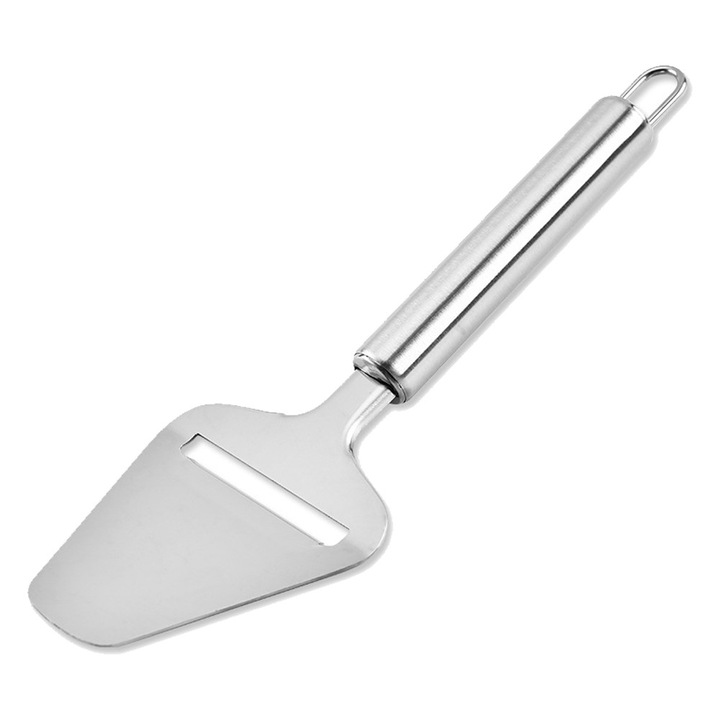 Feliator de branza Enforose, din otel inoxidabil, maner ergonomic, pentru branza tare si semi-tare