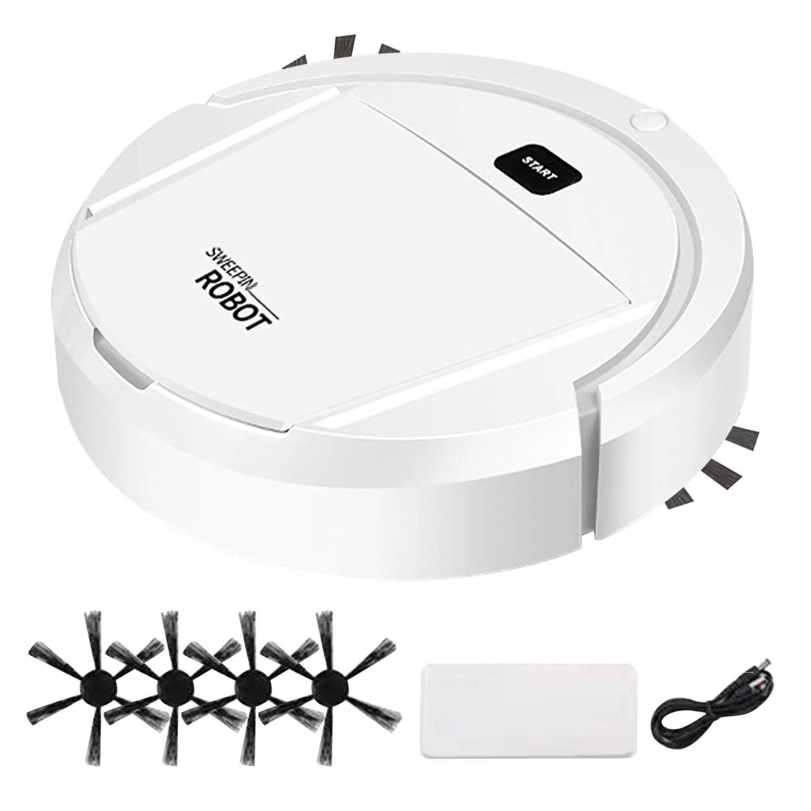 Aspirator robot YANYXR 2in1, aspirare si mop, autonomie 60min, diametru 22x6cm