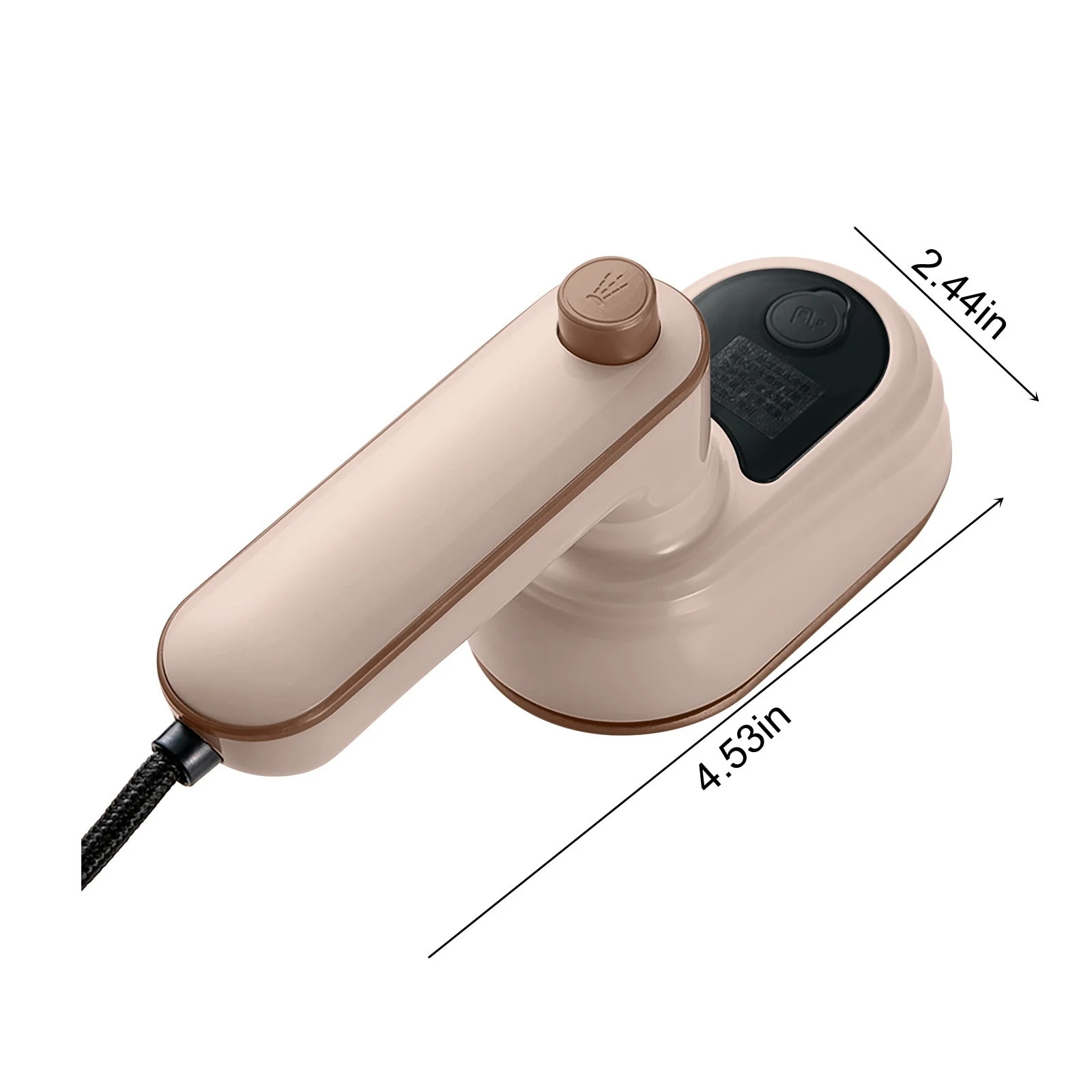 Fier de calcat portabil, mini, 180° rotativ, abur, capacitate 50ml, multicolor, 11.5x8.4x6.2cm