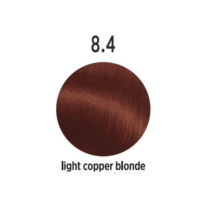 Vopsea de par Profesionala ELEMENT 8.4, 100 Ml, Light Cooper Blonde