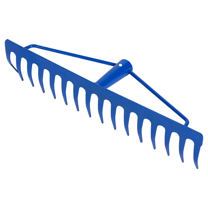 Grebla Metalica 16 Dinti, Albastra, cu Intaritura, Craft-tec, MX339