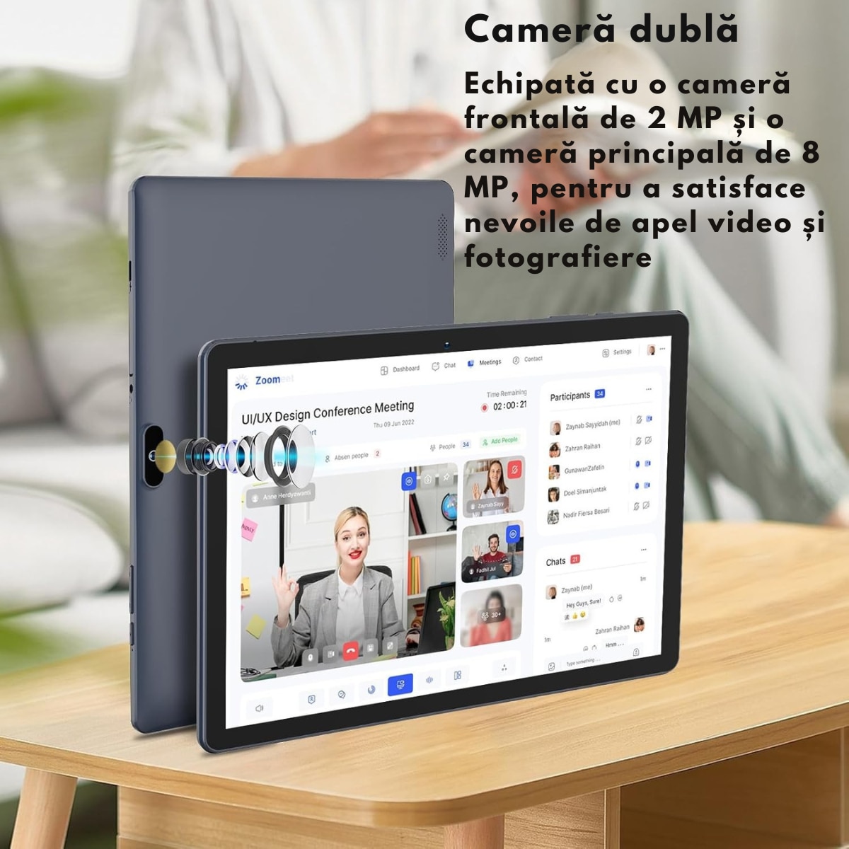 Tableta 10 Inchi VisionHub® Tronpad - Android 13, Performanta