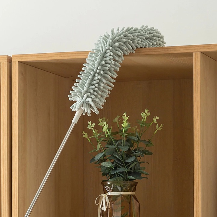 Perie extensibila YANYXR, microfibra, verde, 250x8x8cm