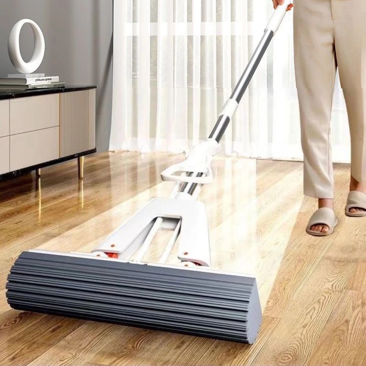 Mop pliabil din cauciuc spongios pentru curatenie, 28cm, 120cm, multicolor