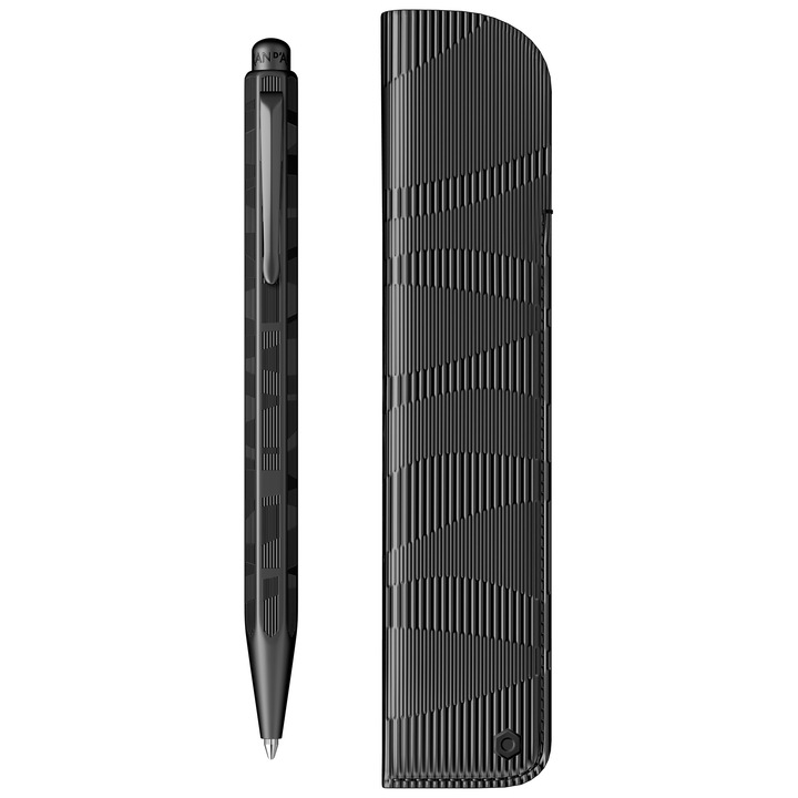 Pix + Etui piele Caran dAche Ecridor SE Black Line BT