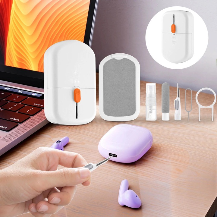 Set curatare multifunctional 10 in 1 YANYXR, accesorii electronice, 5.5x9x2.3cm