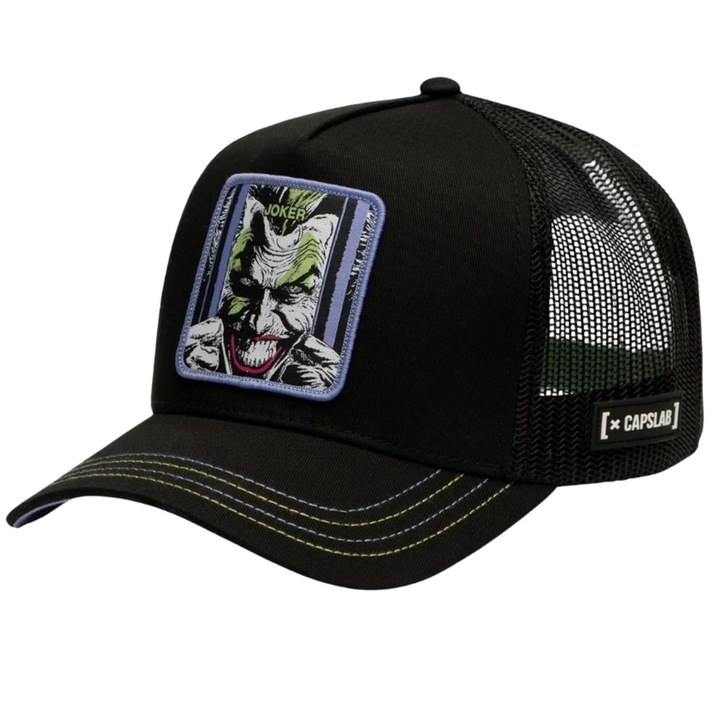 Sapca baseball pentru barbati, Capslab DC Comics Joker Cap CL-DC8-1-CT-JOK, Negru, One size