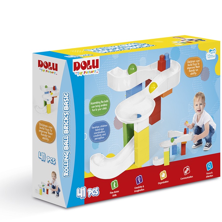Конструкторска игра - Лабиринт с топки (41 части) DOLU