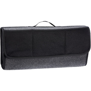 Organizator pentru portbagaj, Cartrend, antialunecare, poliester, negru, 50x13x20 cm