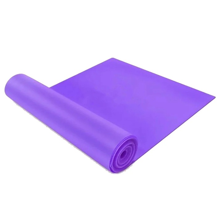 Banda elastica fitness YANYXR roz mov 2000x150x0.35mm