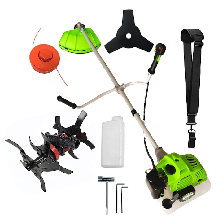 SET Cositoare Verde DORELL® ALEGE - Model CraftTec Extra Power Ultra Pro X5600-7.6CP, + Cultivator-E