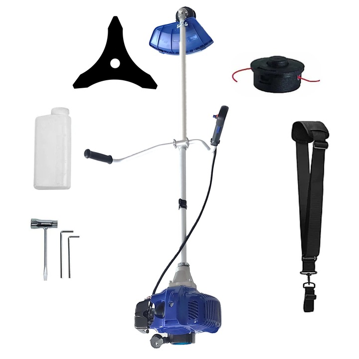 Motocositoare Blue-Marin/Albastra - Model cu Disc Stea si Tija D28mm Dur-Al pentru Gospodari si Fermieri