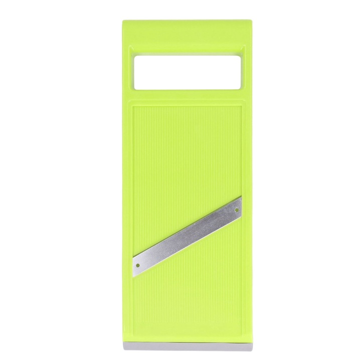 Aparat inovator pentru chipsuri de legume, feliator mandolina pentru tocat legume, rezistent la rugina si sigur pentru alimente, maner ergonomic pentru prindere si siguranta, orificiu pentru agatare pentru depozitare si economie de spatiu