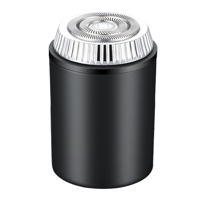 YANYXR mini hordozható elektromos borotva, fekete, 7.7x4.8cm, USB újratölthető