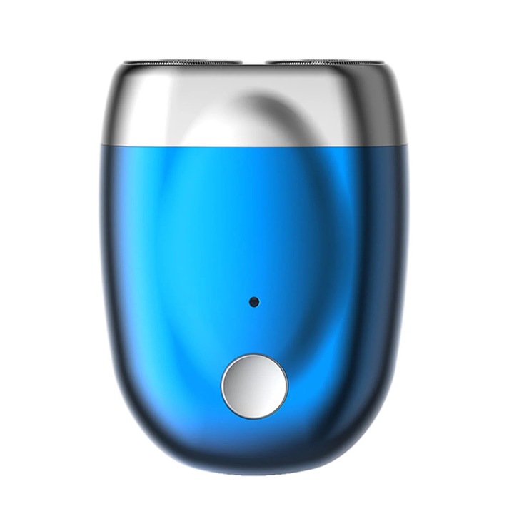 YANYXR mini hordozható elektromos borotva, kék, 7x5.3x3.2cm, USB újratölthető