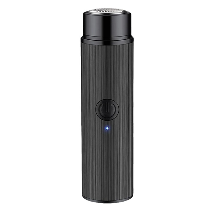 YANYXR hordozható elektromos borotva, fekete, 9.5x2.6x2 cm, USB újratölthető