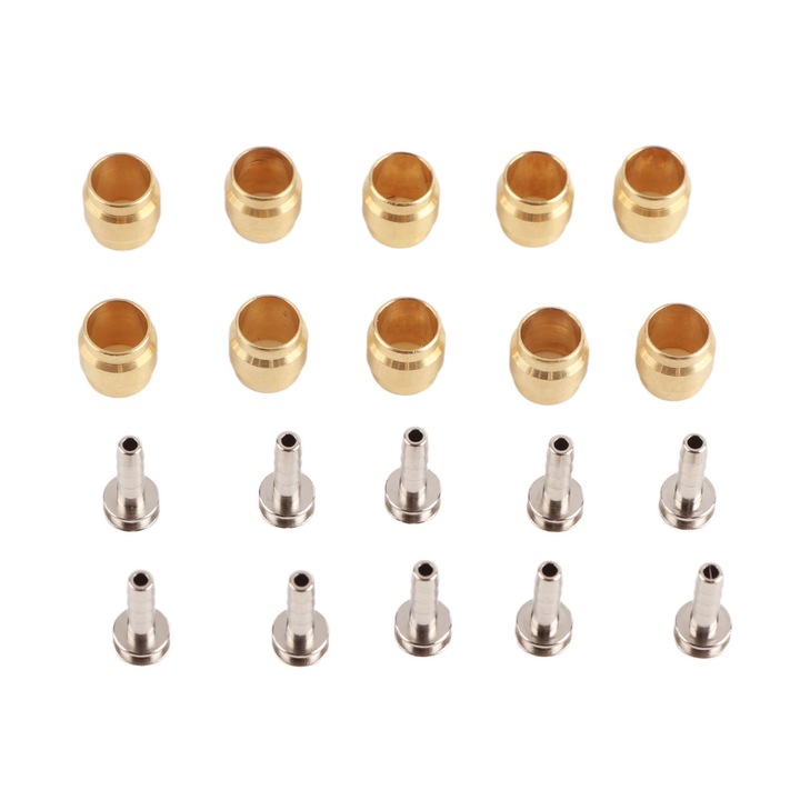 Set 10 Ac pentru Ulei si Cap de Maslina, Enforose, Rezistent la Coroziune, Aurie