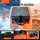 Rezervor portabil pentru motorina, 182L, sistem cu pompa de transfer 12V, statie de alimentare, Capacitate mare, Design compact