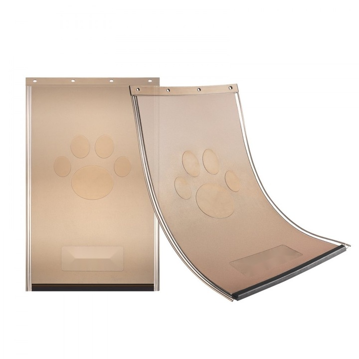 Supapa de inlocuire pentru clapeta usa animale de companie, Model L, 260, 4x412, 8mm, PVC Rezistent la Intemperii