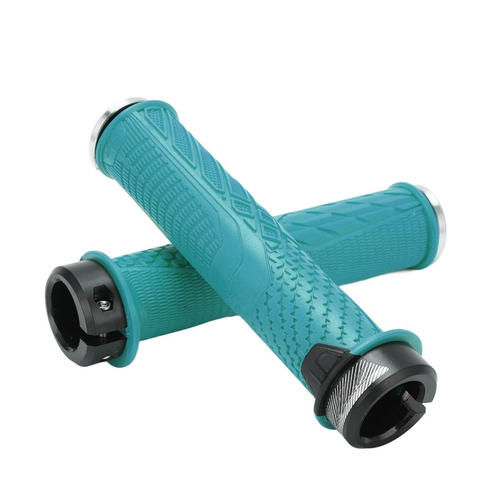 Mansoane bicicleta Enforose set 2 buc, TPR, aluminiu, antiderapante, 22mm