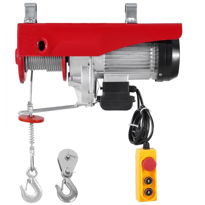 Macara electrica cu cablu, model cu telecomanda, capacitate ridicare 1200kg