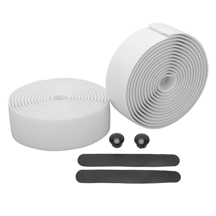 Banda ghidon bicicleta, Enforose, set 2 bucati, material PU si EVA, 200x3cm, usor, anti-derapant