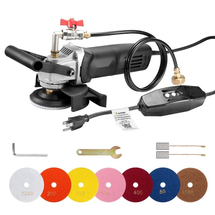 Полираща и шлифовъчна машина, Електрическа мощност 800 W, Скорост на въртене 4000 об/мин