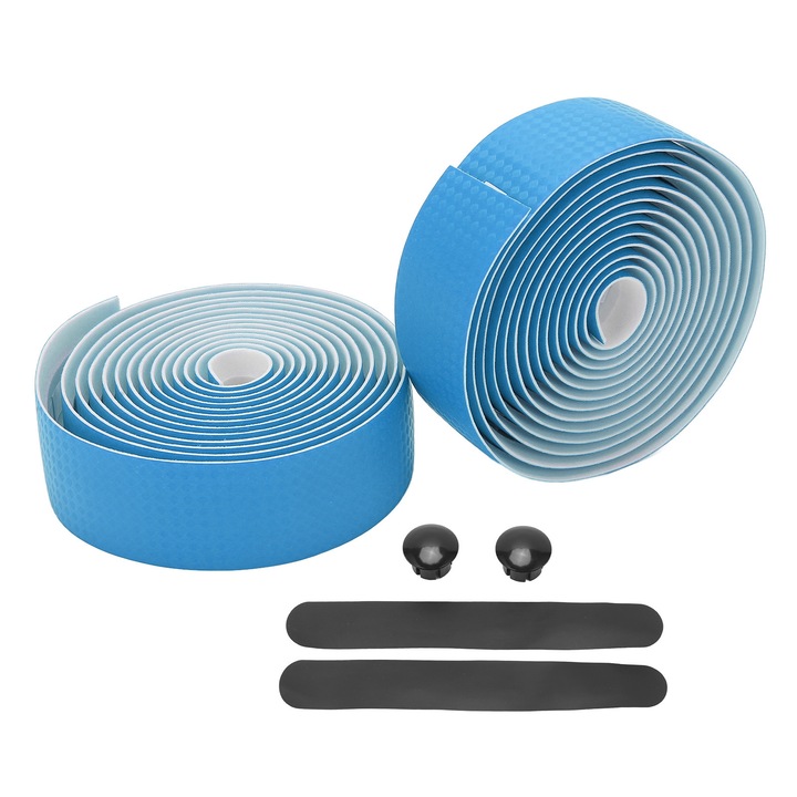 Banda ghidon bicicleta, Enforose, set 2 bucati, material PU si EVA, 200x3cm, usor, anti-derapant