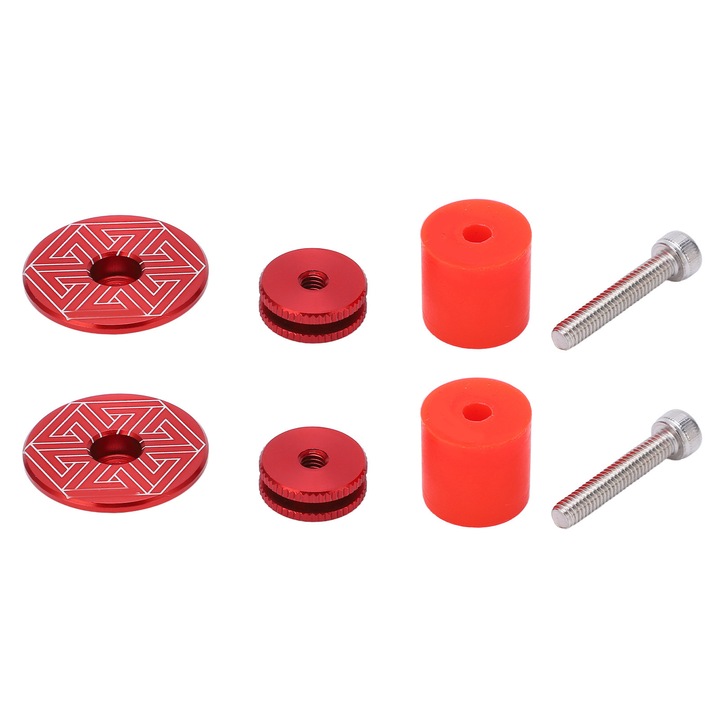 Mansoane bicicleta, Enforose, set 1 pereche, aluminiu, 15-22.5mm, model Twirl