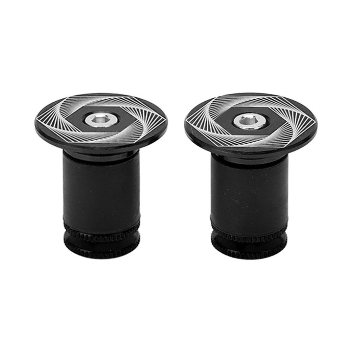 Capace de capat pentru ghidon, Enforose, aluminiu, set 2 bucati, 15-22.5mm, 22g