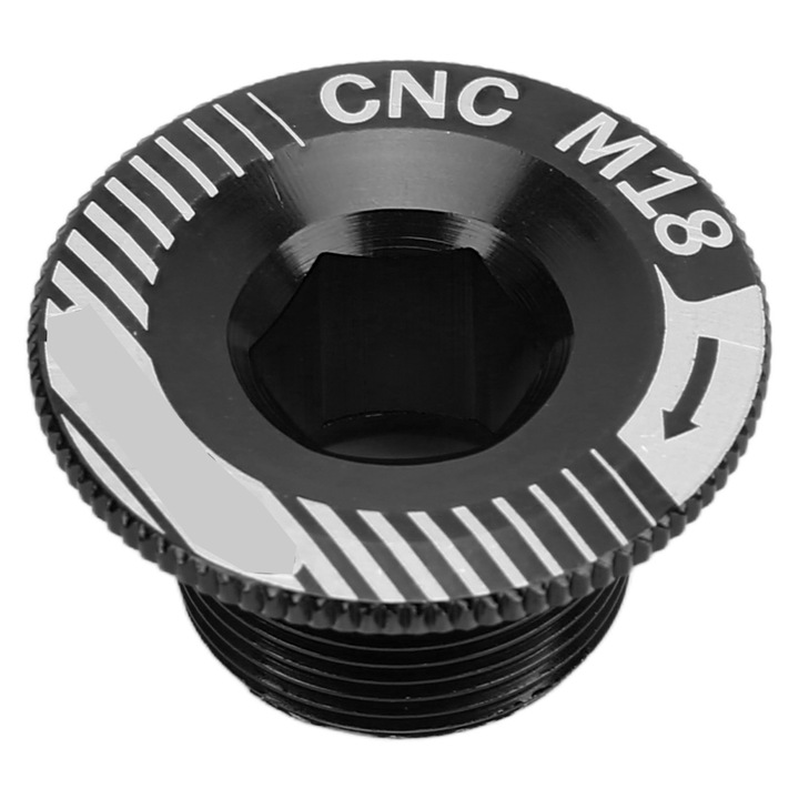 Surub brat pedalier bicicleta Aliaj de aluminiu Surub de fixare manivela M18 Surub brat pedalier biciclete