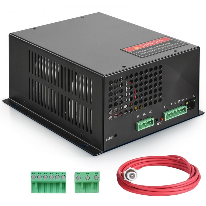 Alimentare cu laser CO2, Model Gravor/Cutter, Tub laser 80W