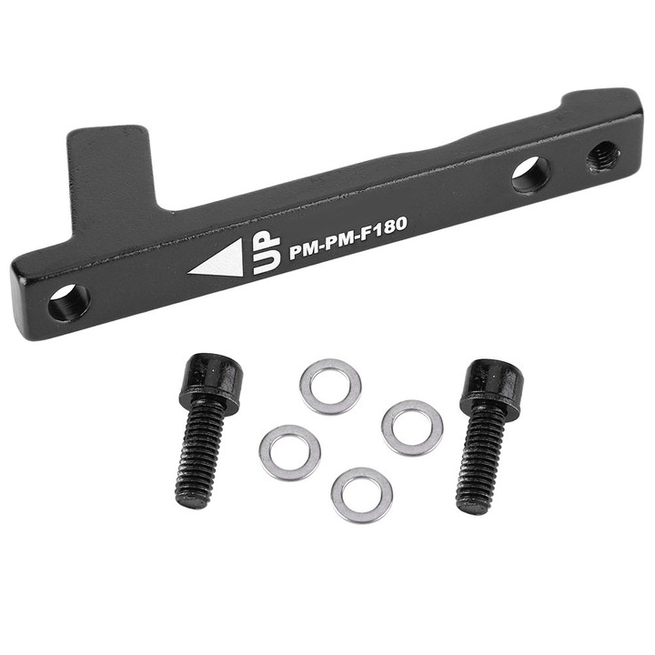 Адаптер за спирачен апарат за велосипед Enforose A-F180/B-F203/R180, алуминий, черен