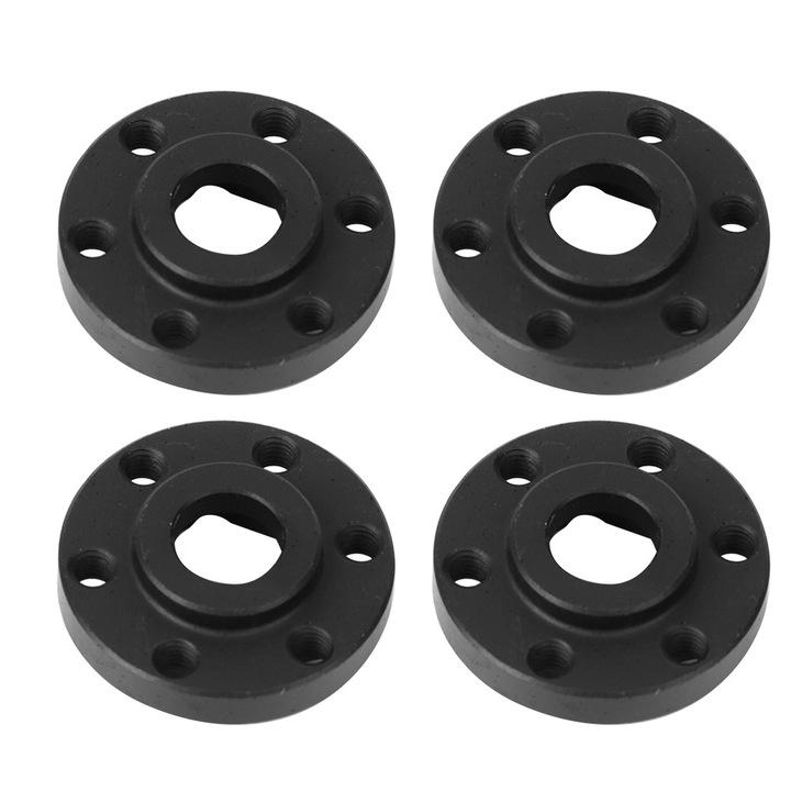 Adaptoare roata 4 bucati, Enforose, aluminiu, negru, 8mm-23mm