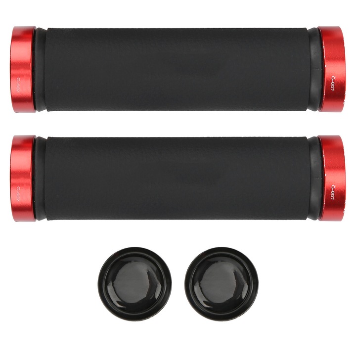 Mansoane bicicleta Enforose GUB-607, microfibra, inchidere bilaterala, 22mm, set 2 bucati